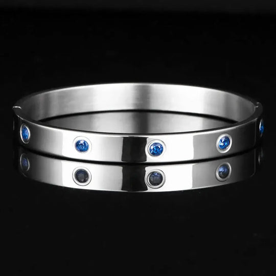 Elegant Blue Crystal Bracelet Sets- Shop Now