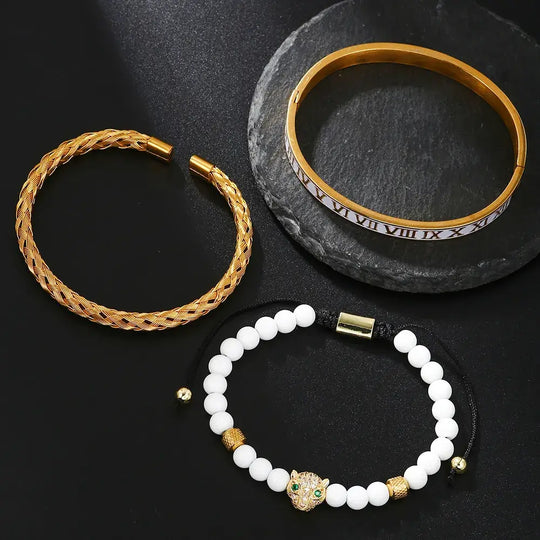 White Deluxe Bracelets 20