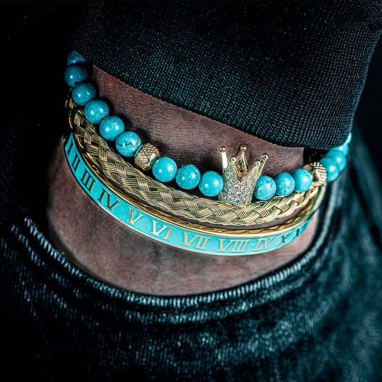 Deluxe Blue Crown Bracelets 9