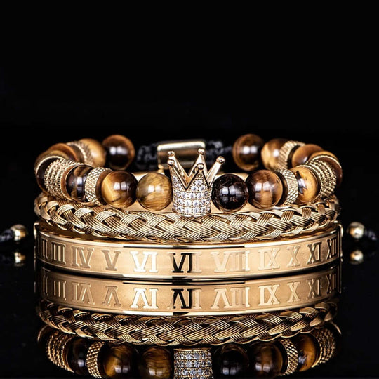 Luxury Pearl Crown Bracelets 4