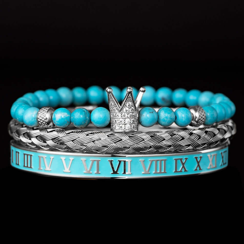 Deluxe Blue Crown Bracelets 4