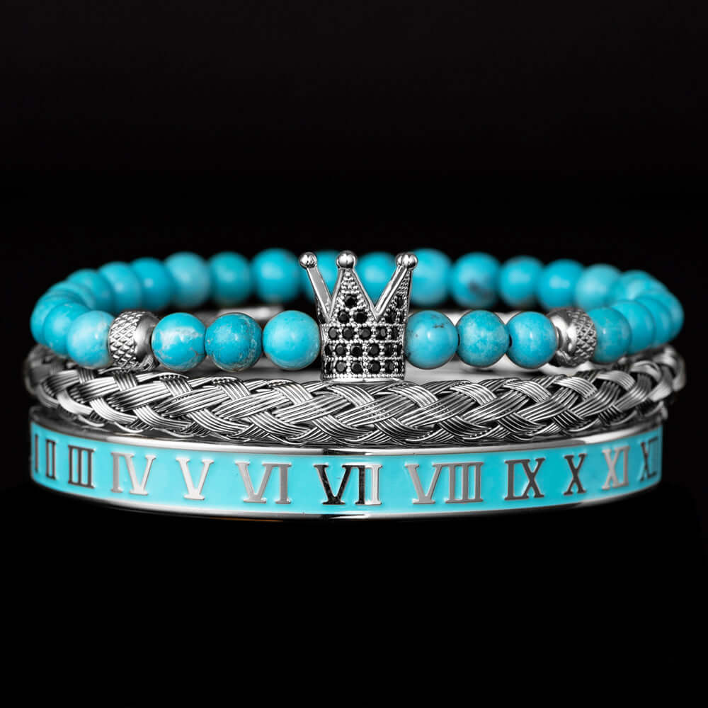 Deluxe Blue Crown Bracelets 5