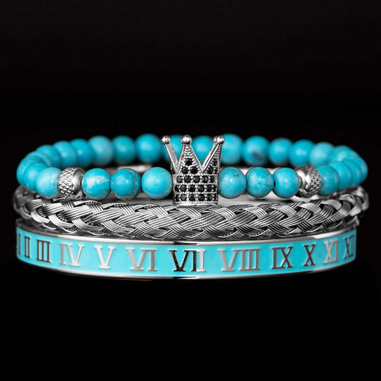 Deluxe Blue Crown Bracelets 5