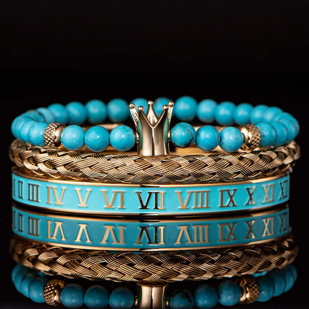 Deluxe Blue Crown Bracelets 3