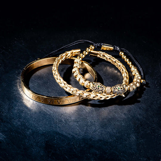 Roman Double Leopard Bracelets