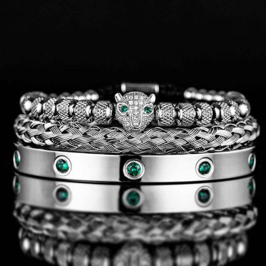Leopard Green Crystal Bracelets 4