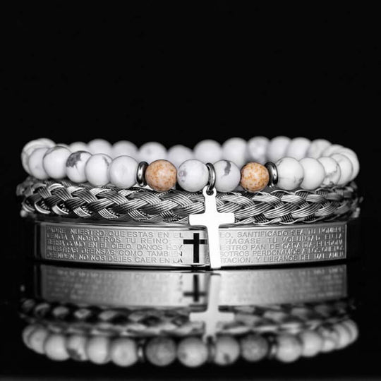 Spanish Cross With Pearls Bracelets 2