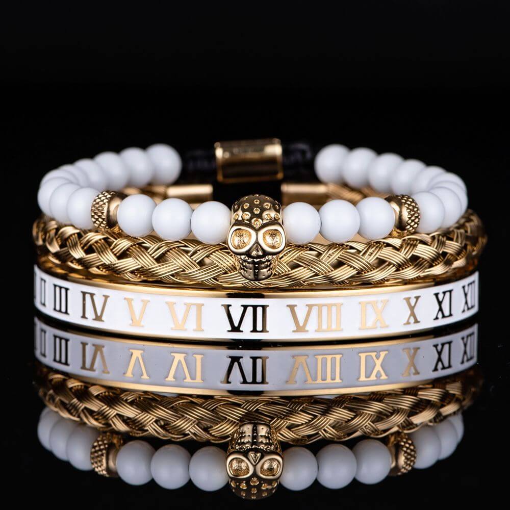 White Deluxe Bracelets 5