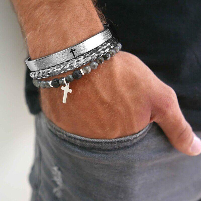 Spanish Cross With Pearls Bracelets 5