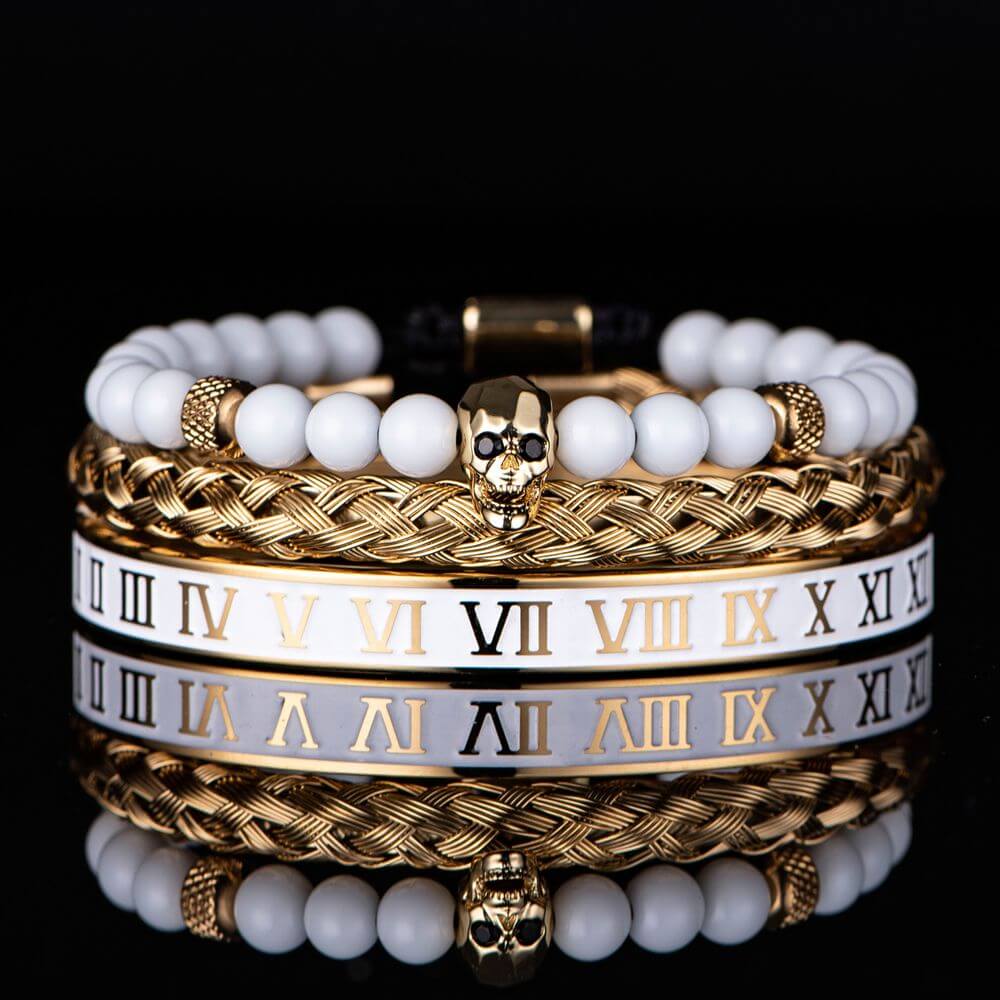 White Deluxe Bracelets 7