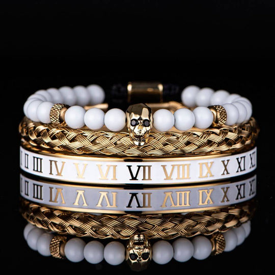 White Deluxe Bracelets 7